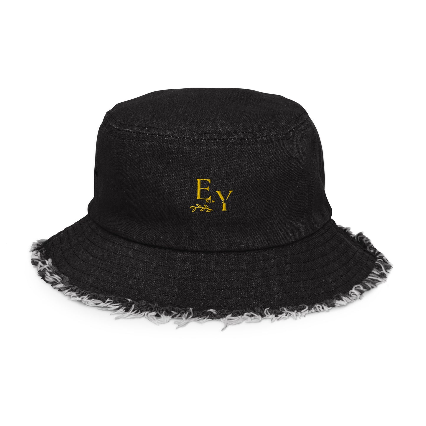 Erinyes Distressed denim bucket hat - Erinyes