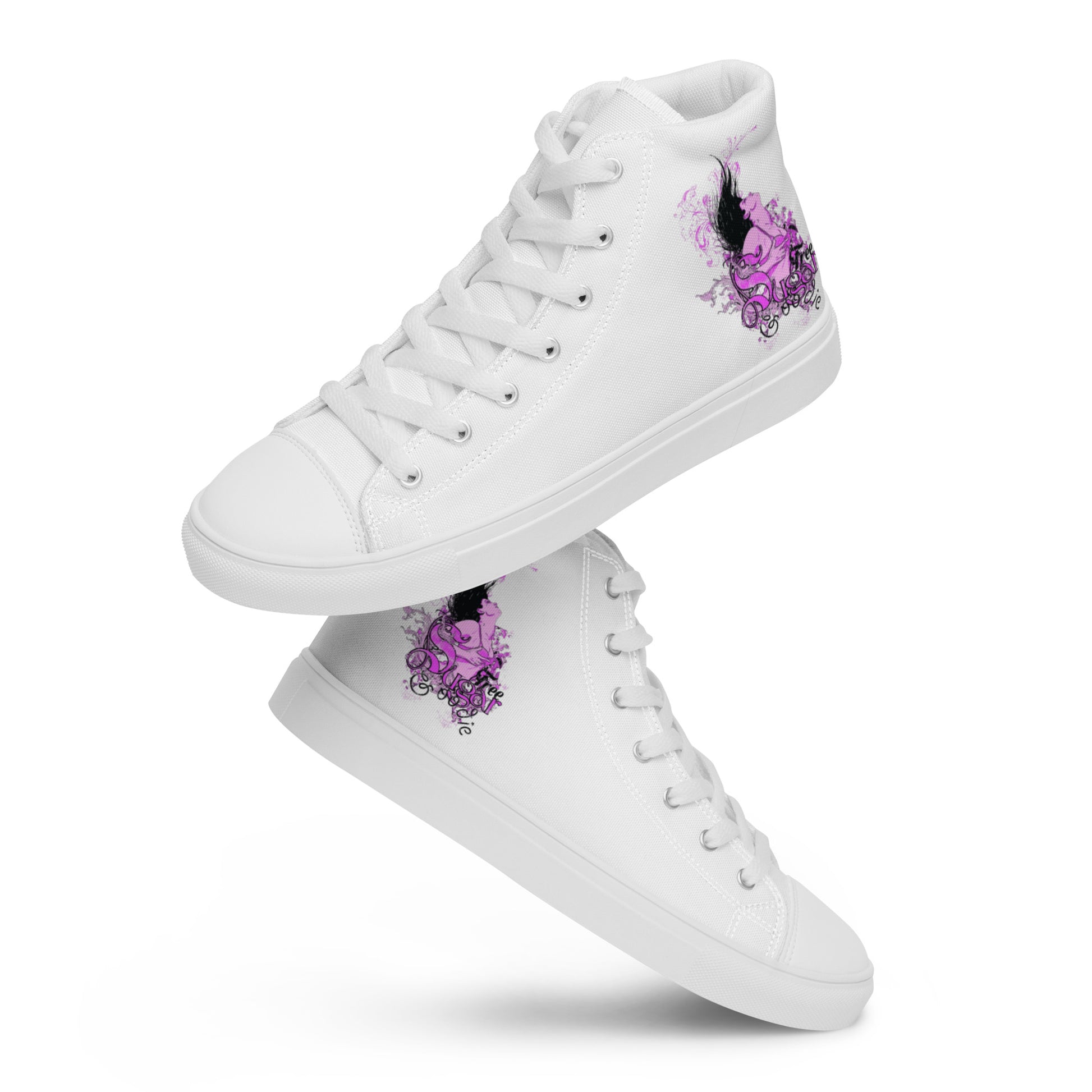 Erinyes Women’s high top canvas shoes - Erinyes