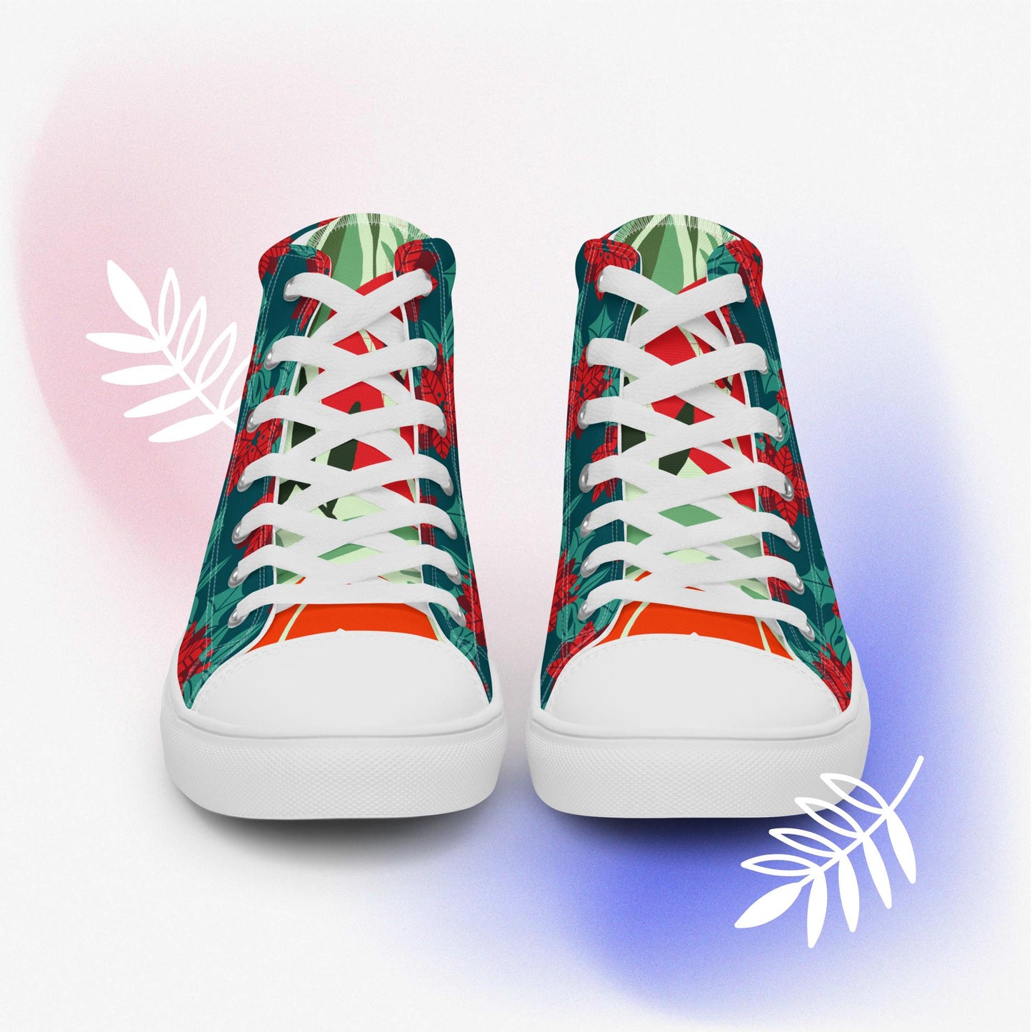 Women’s high top canvas shoes