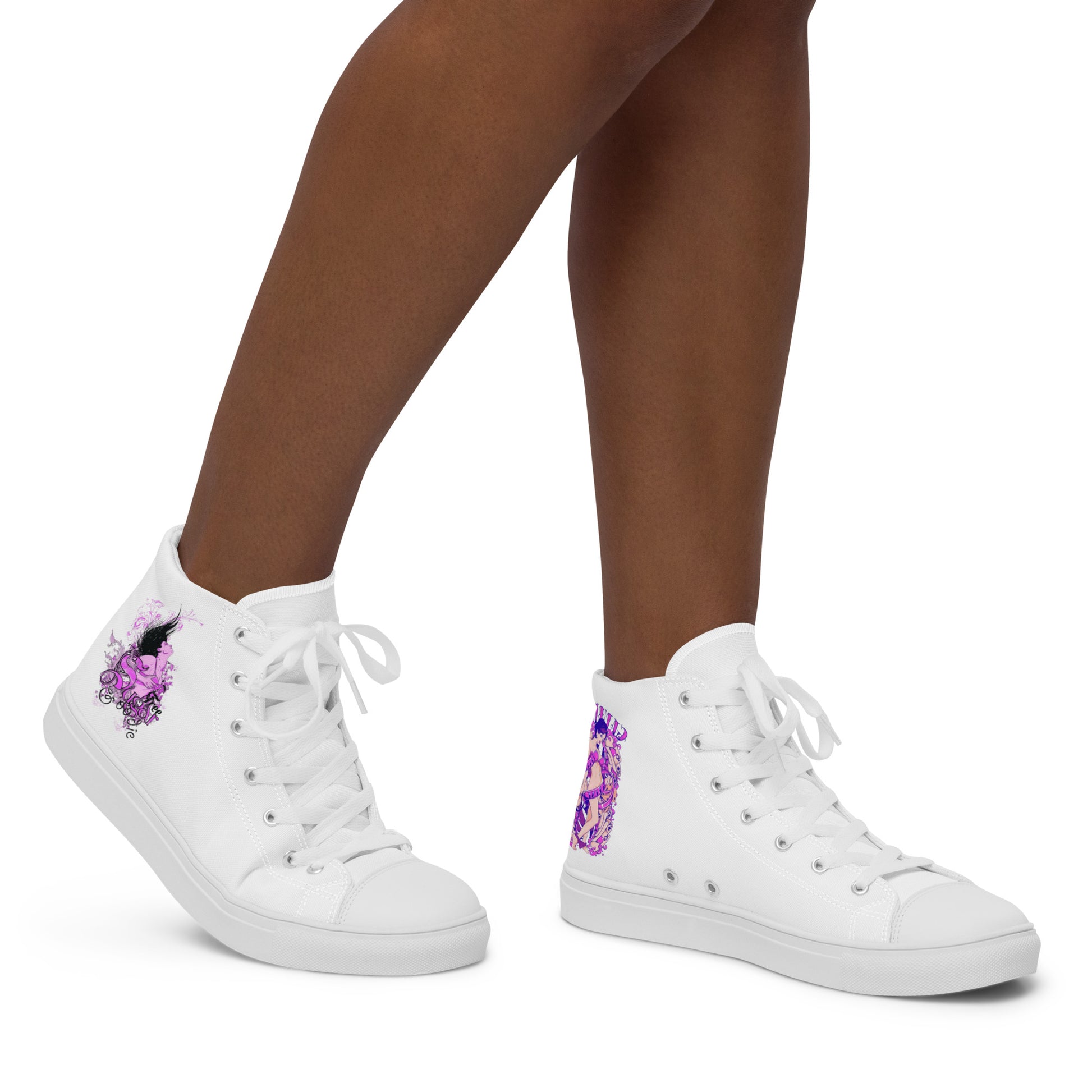 Erinyes Women’s high top canvas shoes - Erinyes