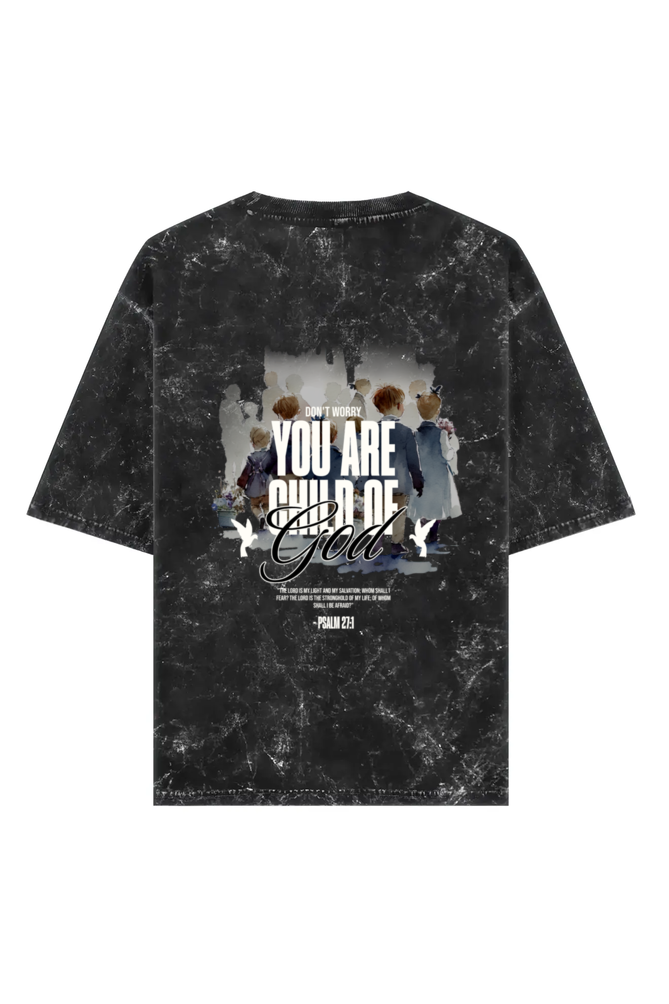 godchild acidwash oversized tshirt