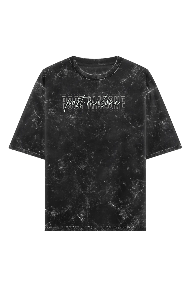 post malone acidwash oversized tshirt