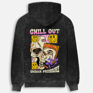 unisex acid washed hoodie