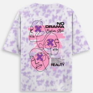 unisex tie dye oversized t shirt